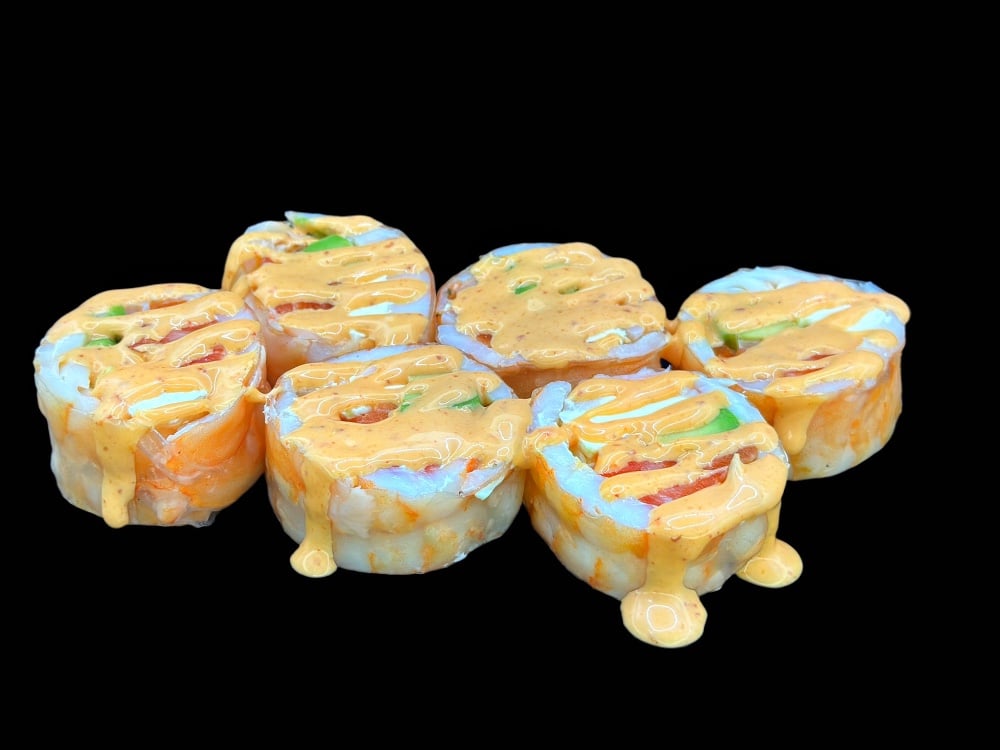 Спрінг рол з лососем та креветкою  (200г)