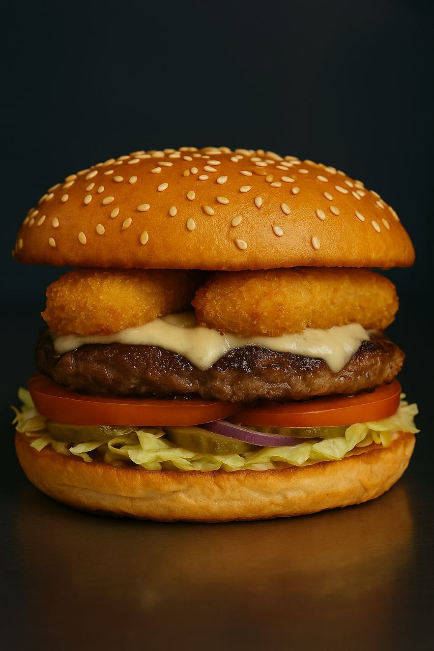 З Моцарелою фрі яловичий