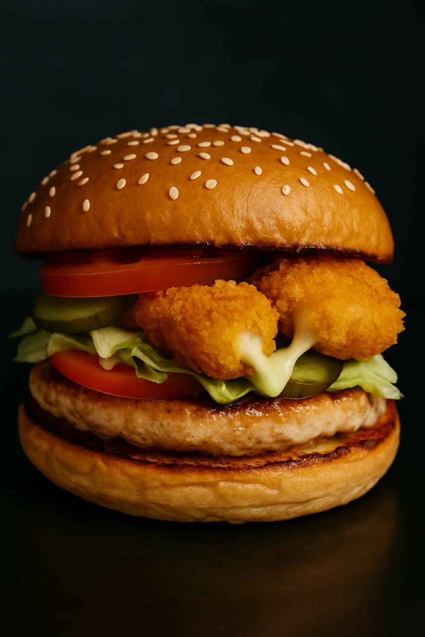 З Моцарелою фрі курячий 