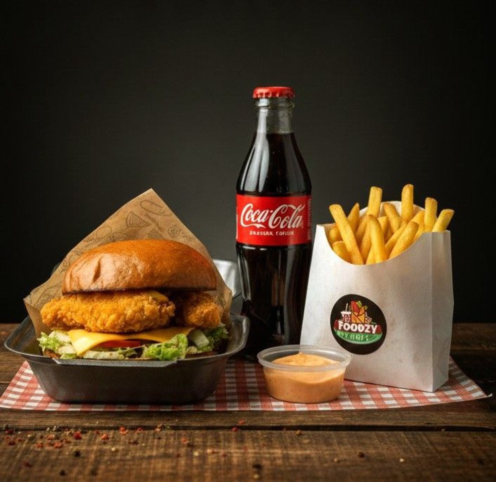 Комбо кріспі бургер