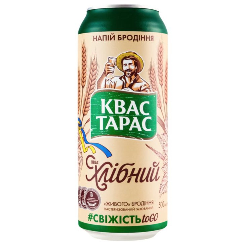квас "Тарас" банка 0,5л