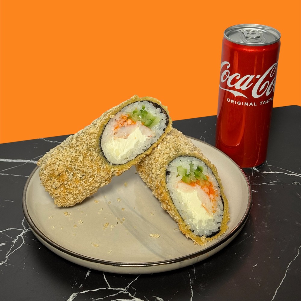 MINI шаурма з креветкою + напій+ соус