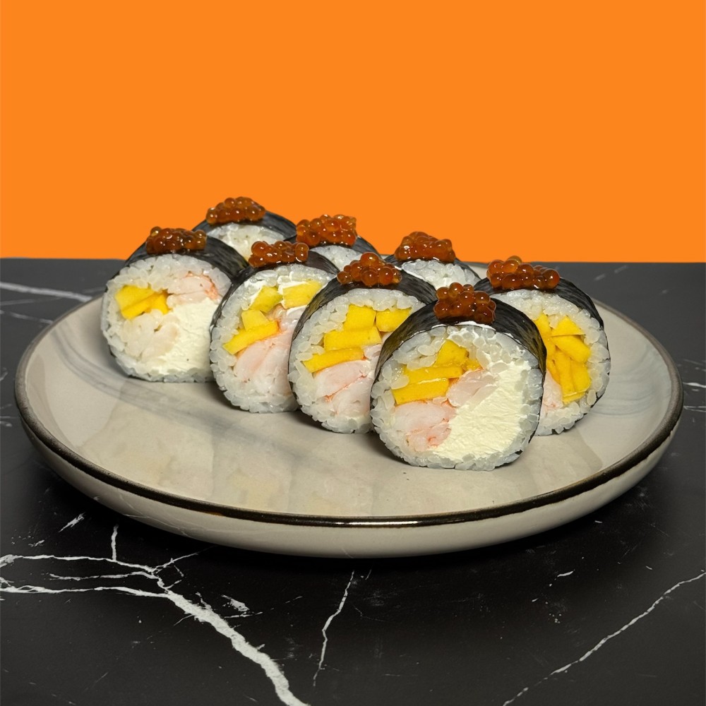 Футомак з креветкою та манго 