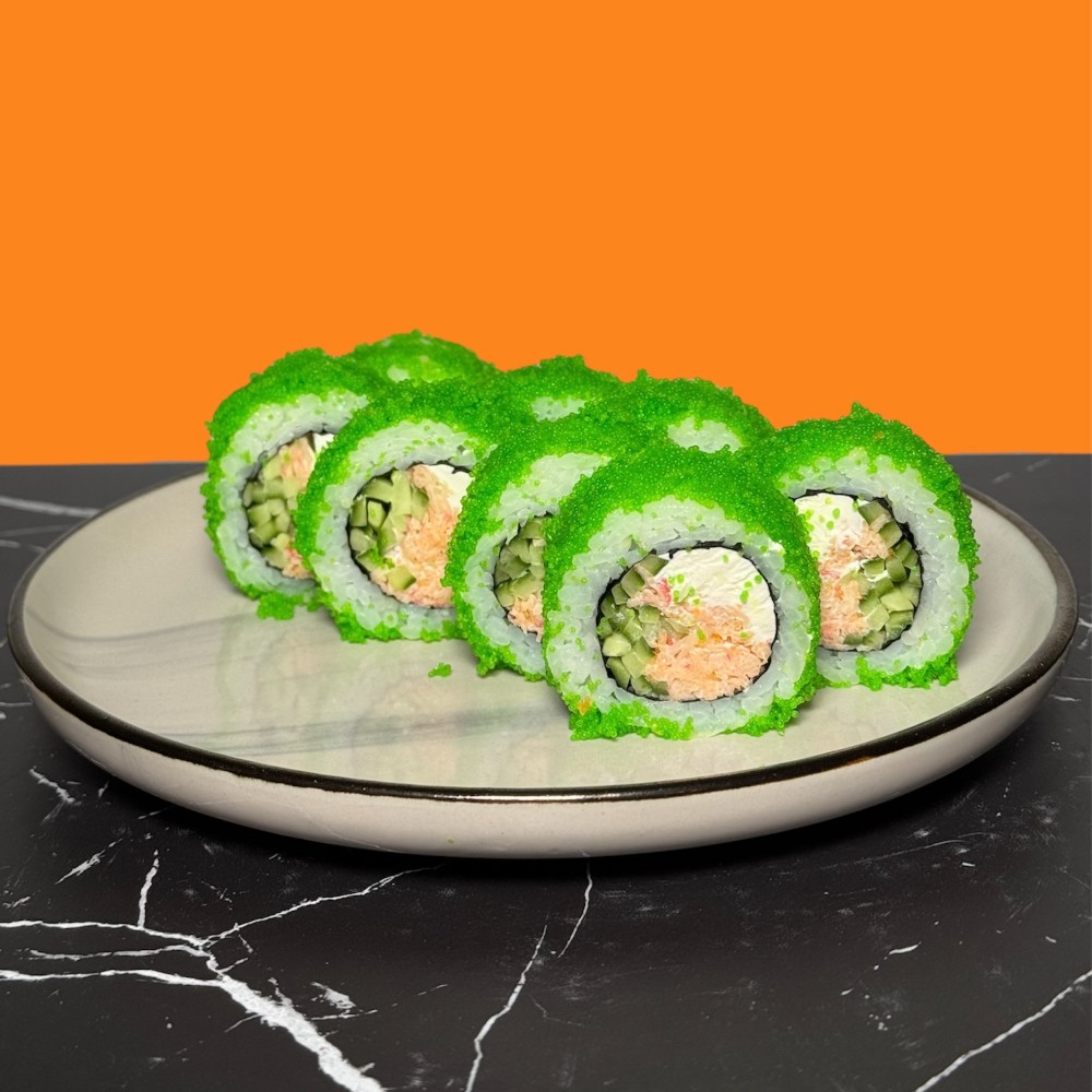 Green рол зі сніжним крабом