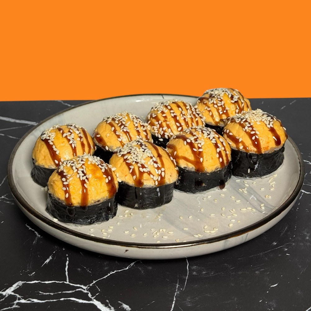 Запечений рол з вугрем 