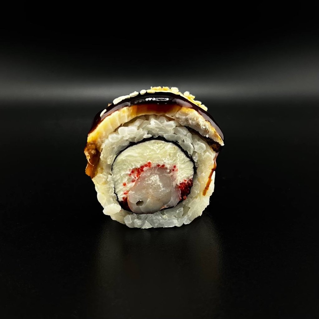 Філадельфія з вугрем та креветкою