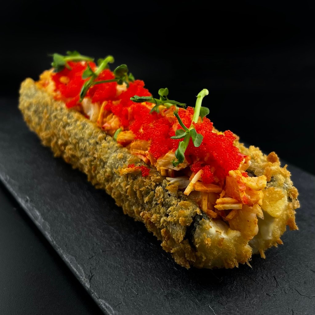 Рол-дог з креветкою та крабом 🌶️