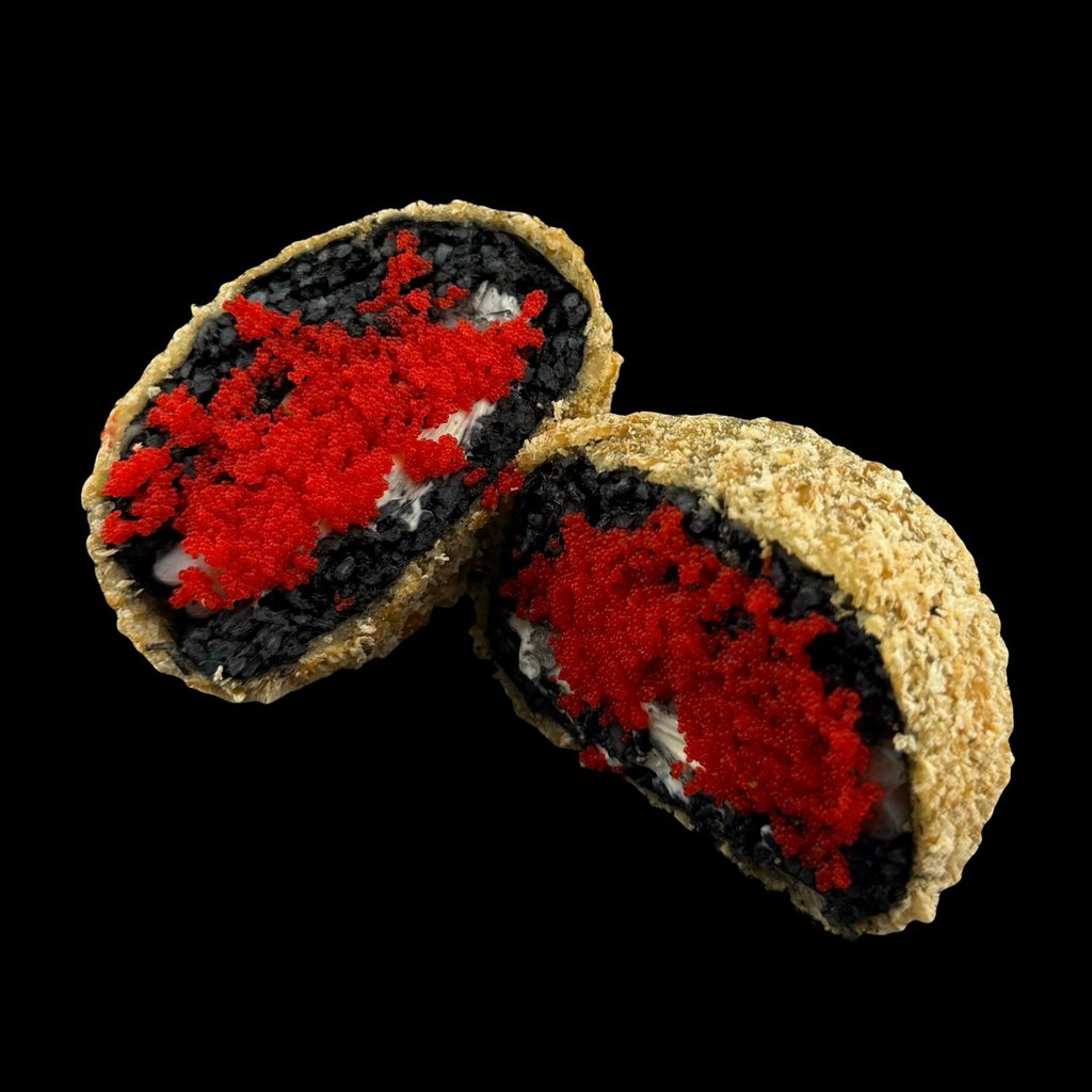 Суші-бургер з креветкою