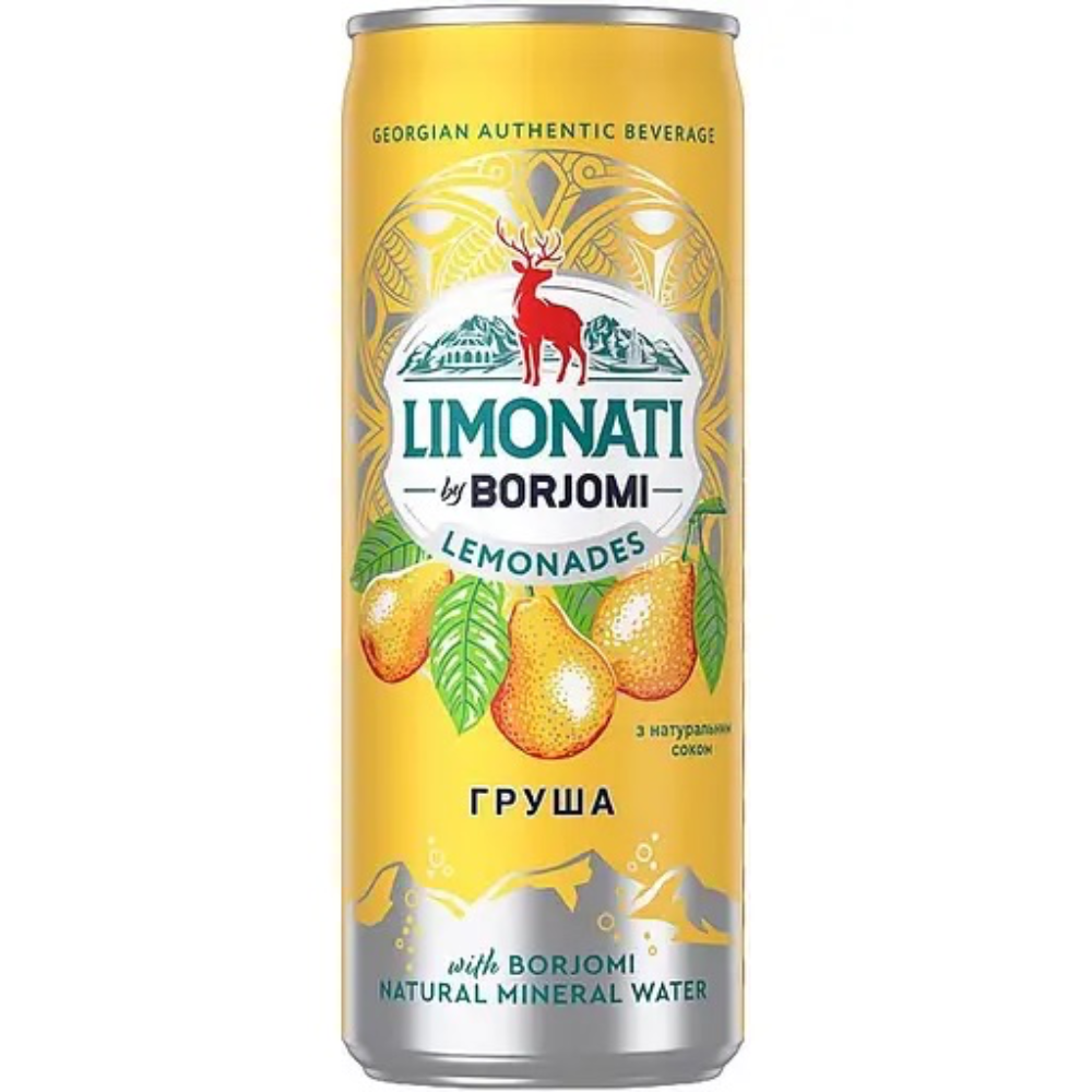 Лимонад Borjomi Груша 0.33 л