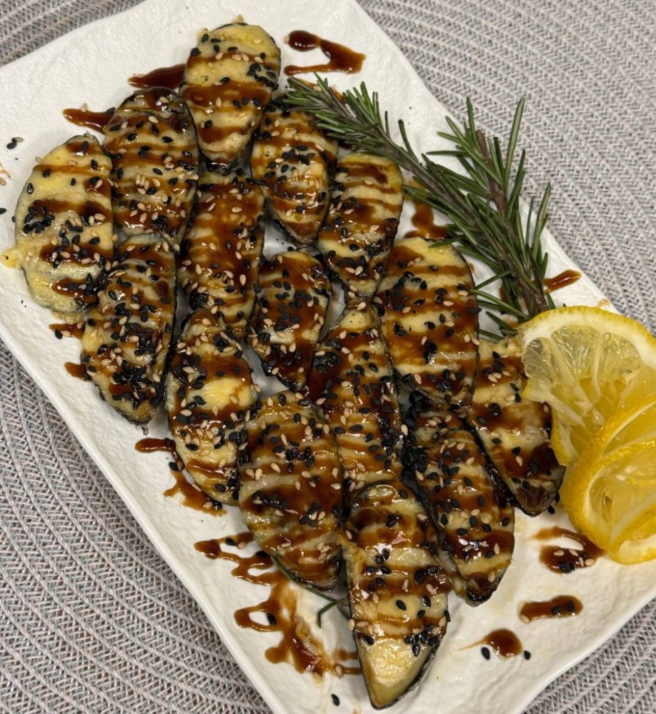 Мідії запечені з сиром