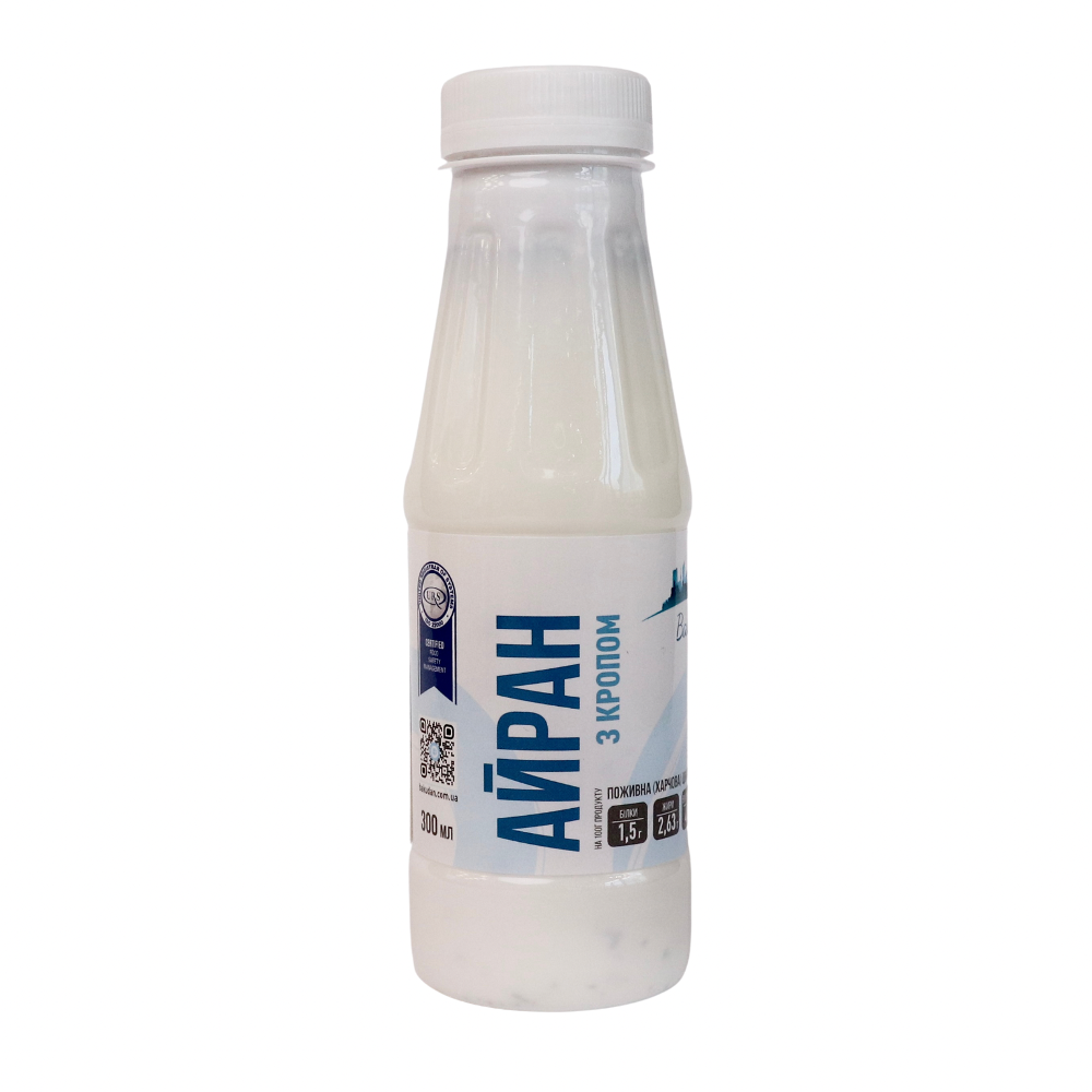 Айран з Кропом 0,3 л Glovo/Bolt/Loko