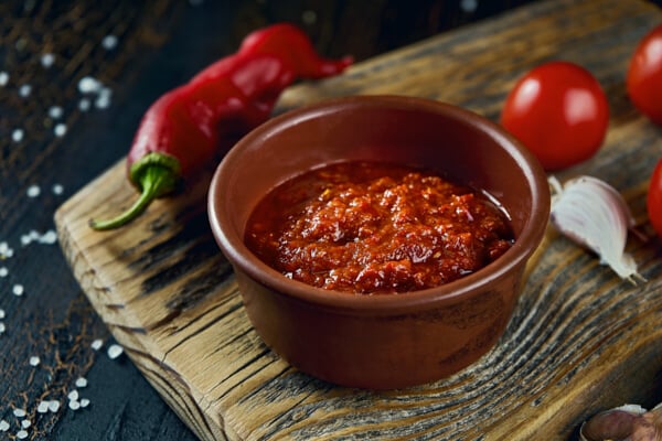 Аджика з томатами гостра 40г.