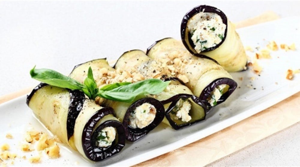 Рулетики з баклажанів з сиром та часником 250г.