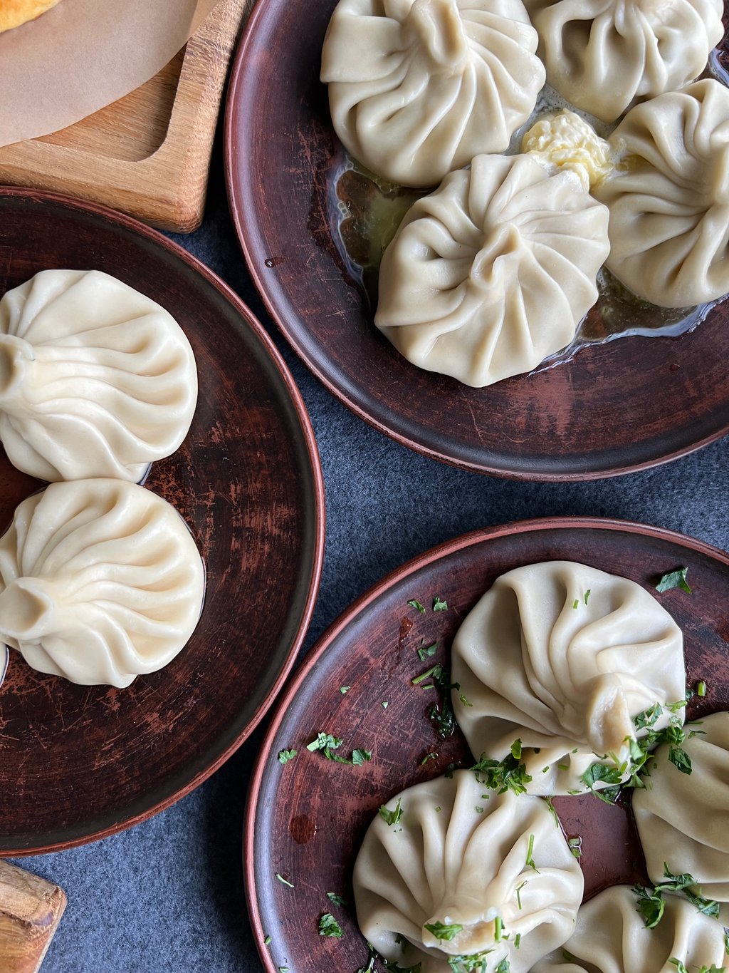 Хінкалі з печерицями та сиром 5шт