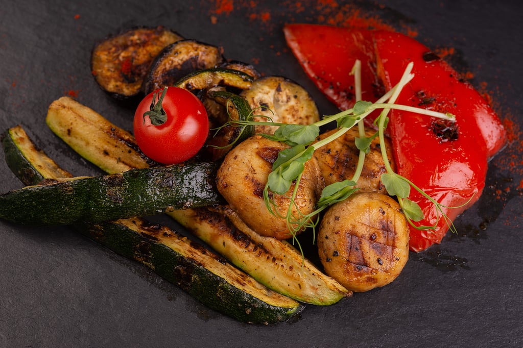 Асорті запечених овочів (по сезону) 250г.