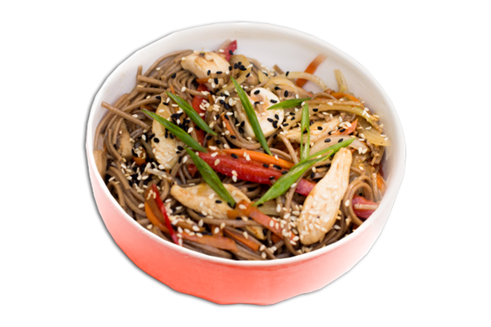 WOK локшина гречана з куркою
