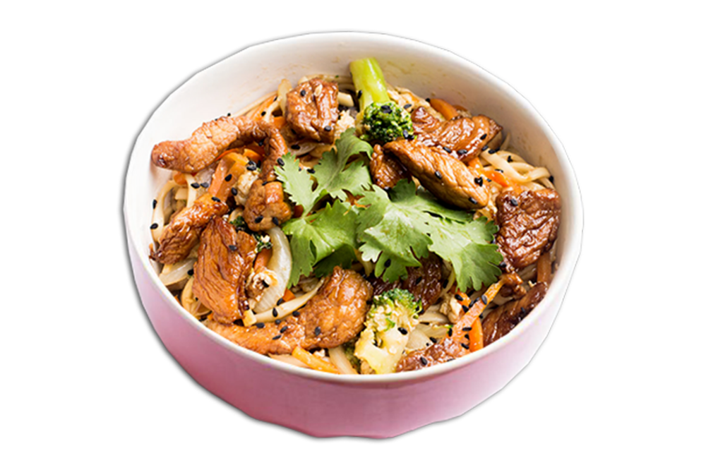 WOK локшина пшенична зі свининою