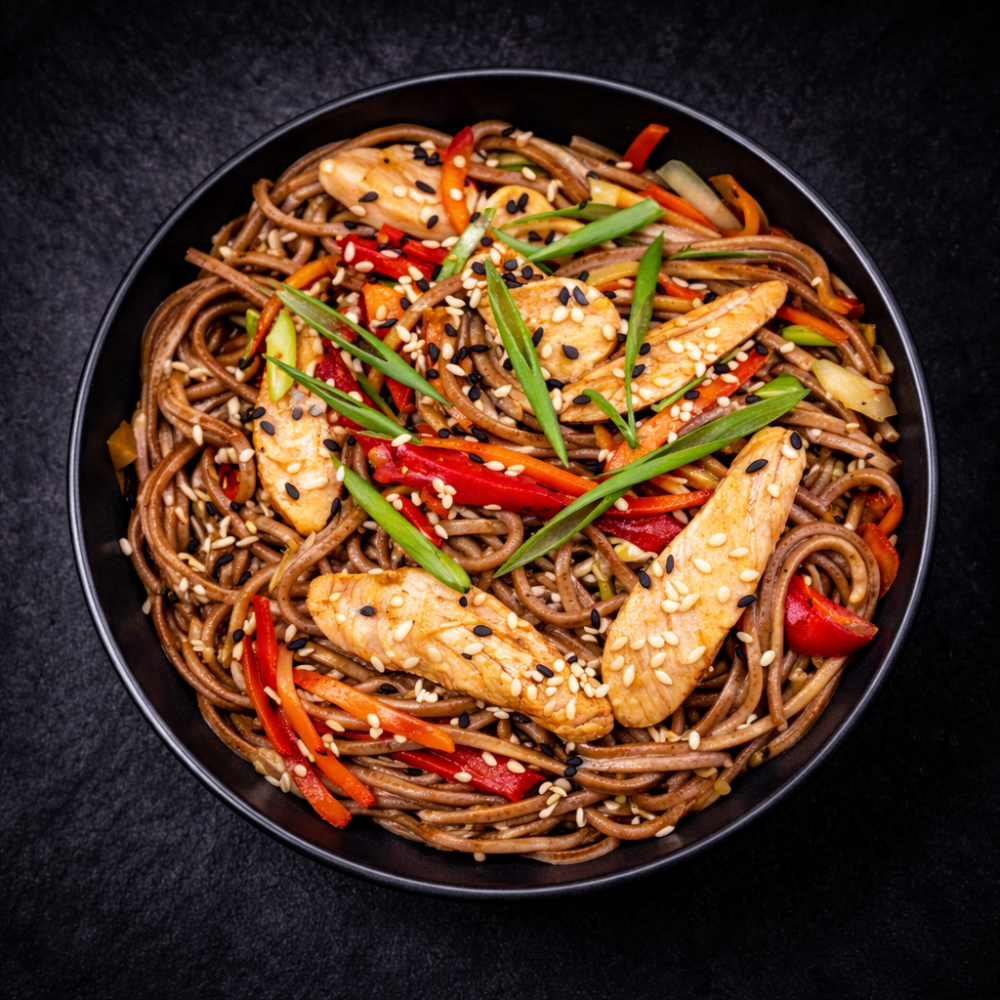 WOK локшина гречана з куркою