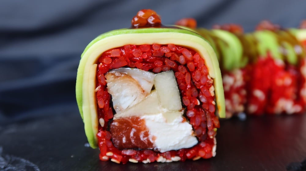 Червоний дракон Luxe