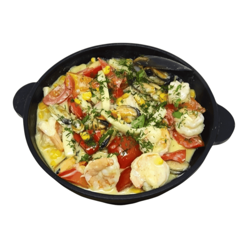 Сковорідка з морепродуктів