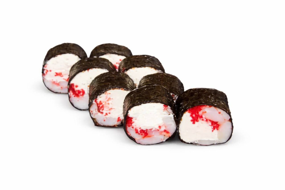 Міні рол без рису з креветкою 145гр