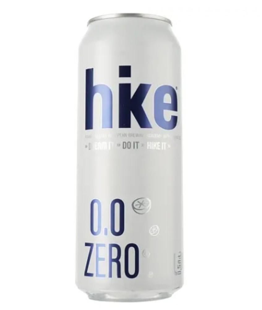 Hike Zero світле, 0% з/б 0,5л б/а