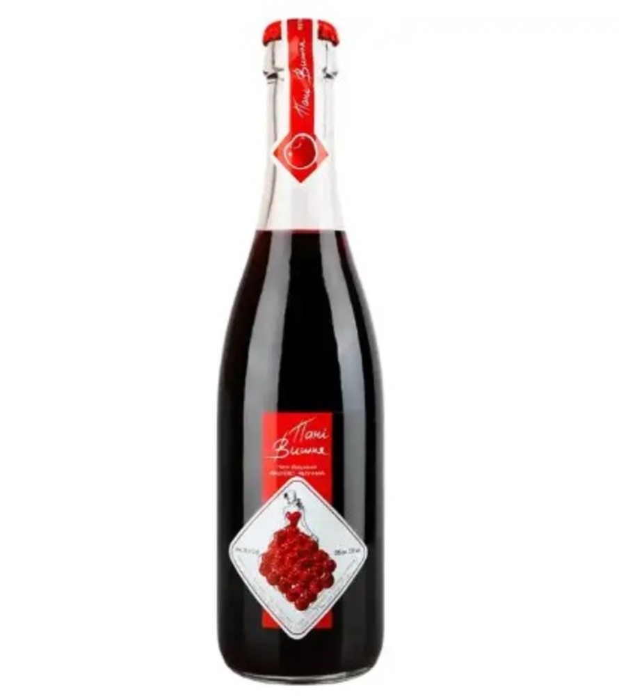 Напій зброджений Пані Вишня скл.0,33л 10%