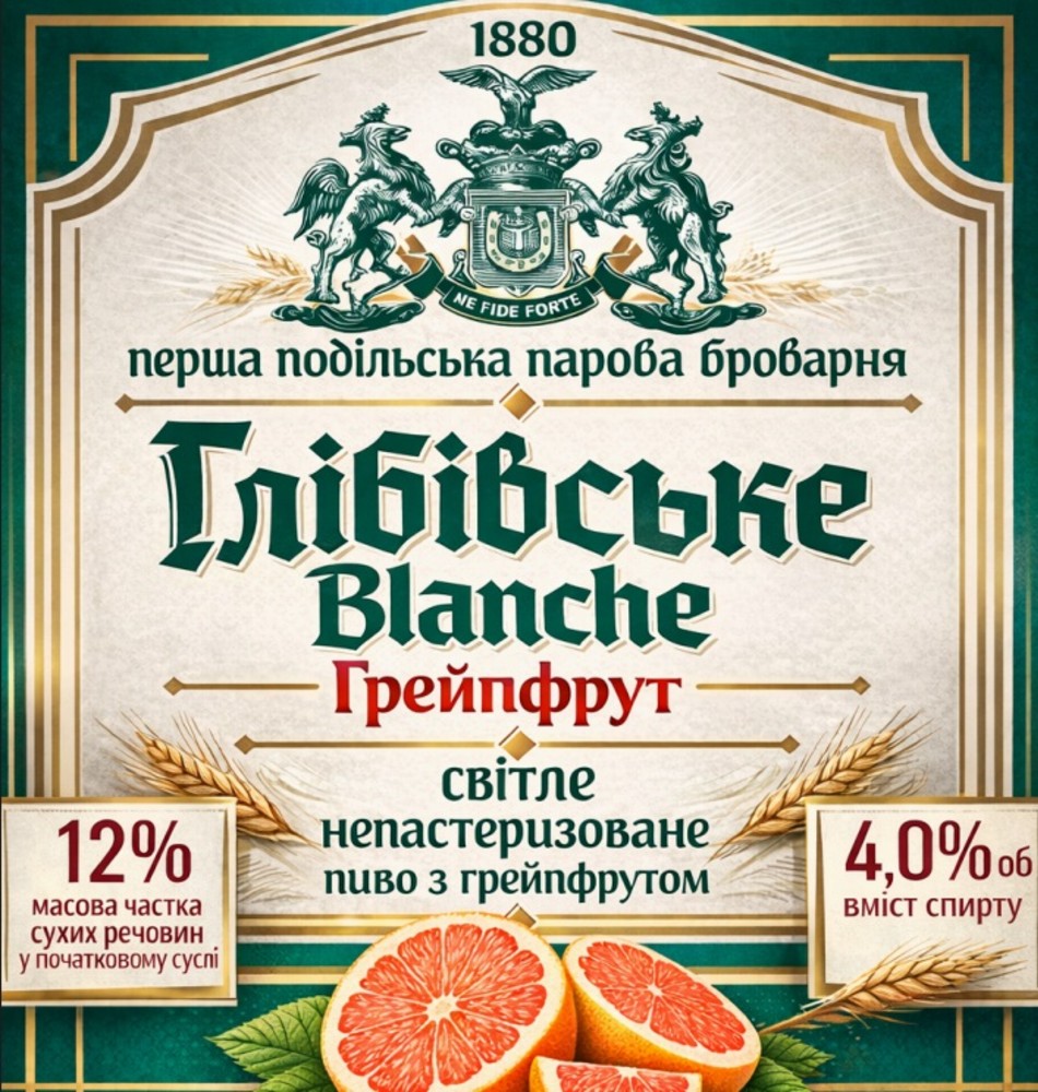 Глібівське Бланш Грейпфрут  1л