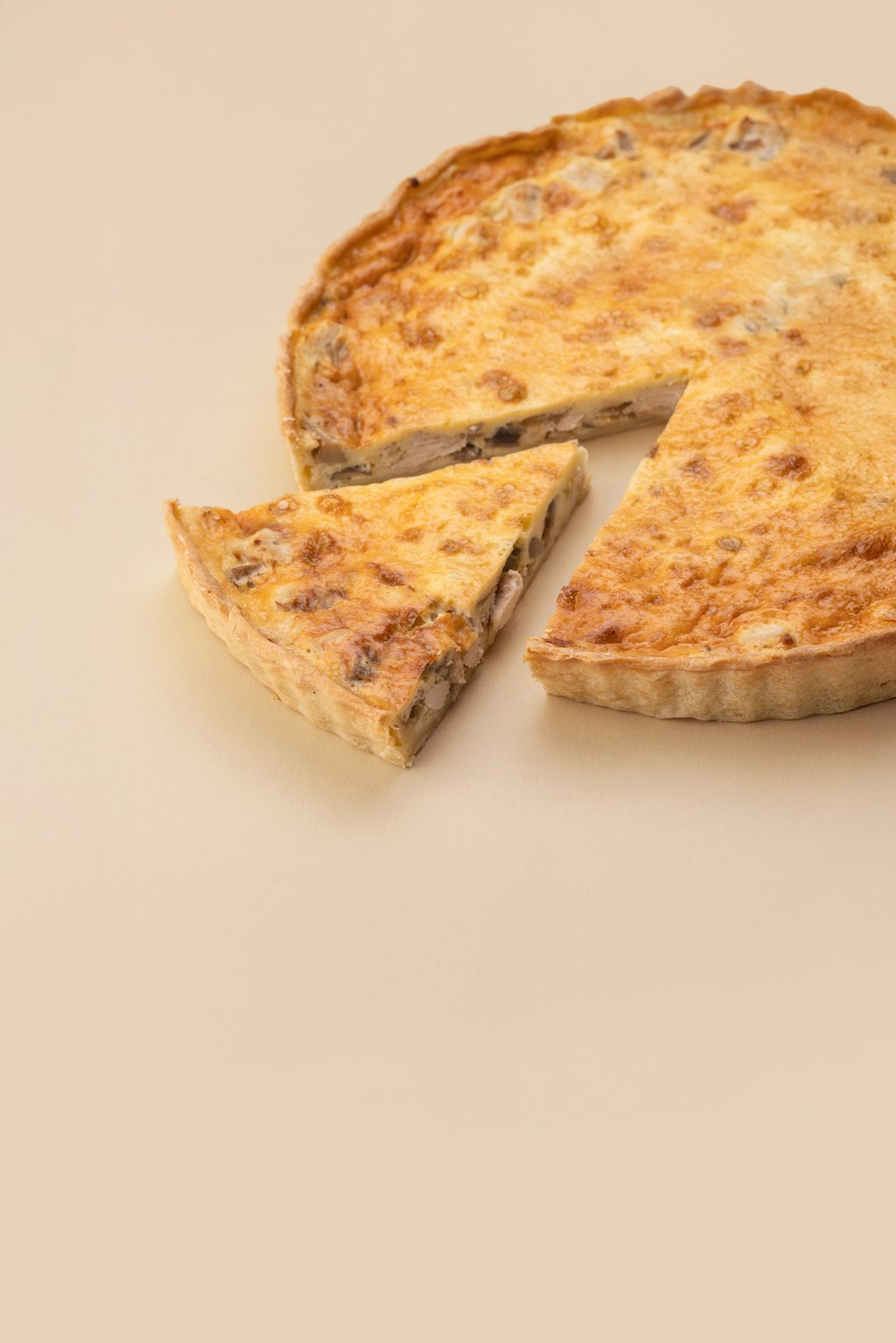 Кіш «Курка-гриби»