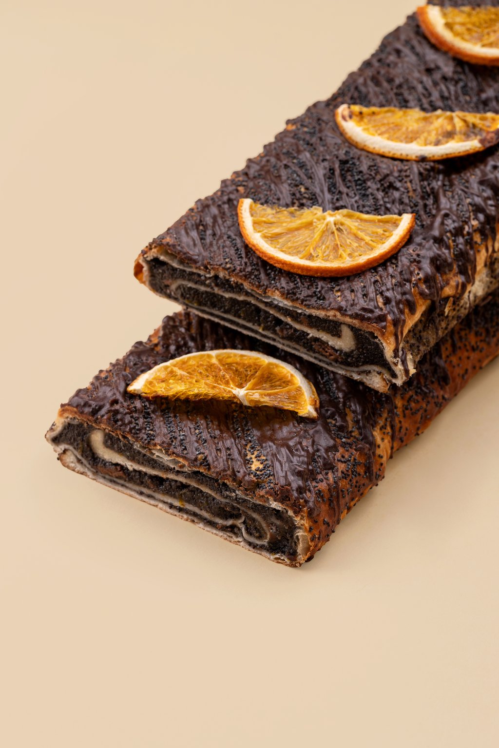 Маковий рулет "Апельсин-шоколад"