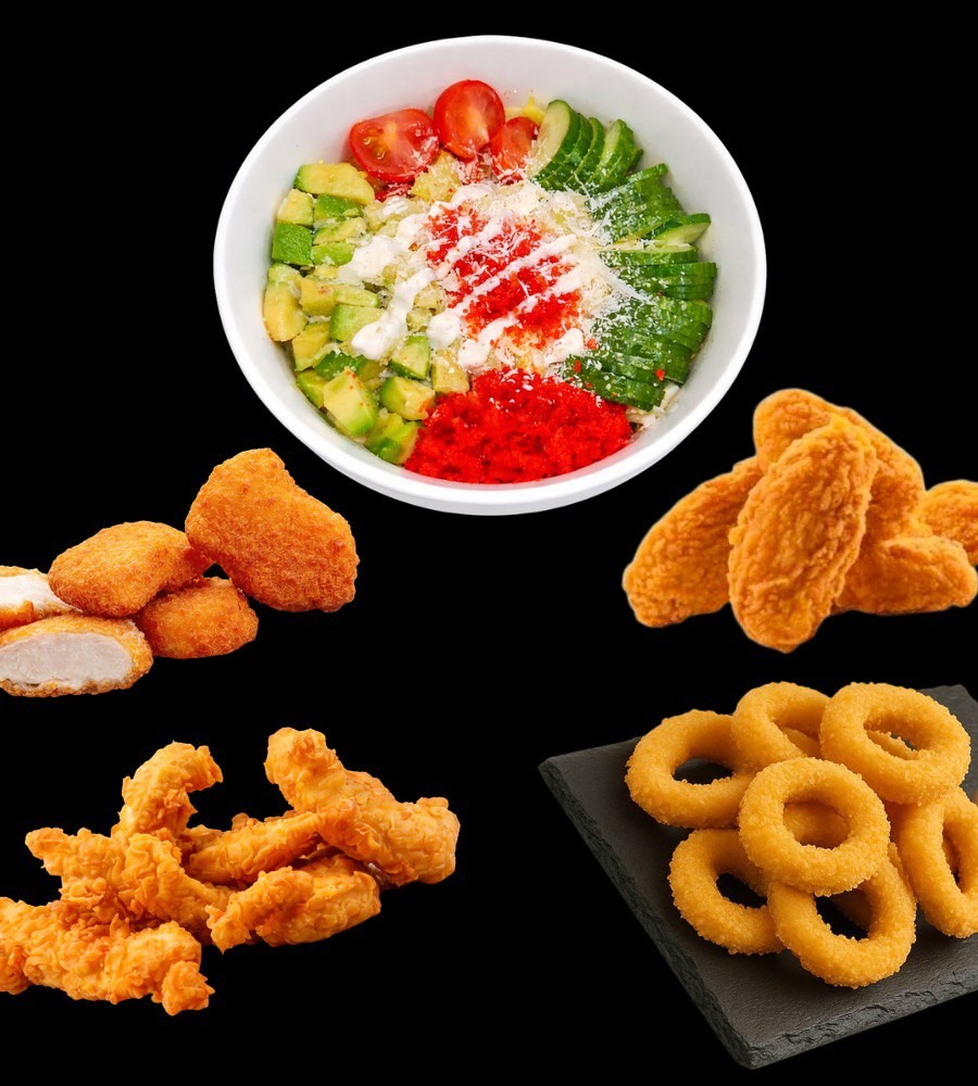 Ланч 1 Овочевий Кальмар + 1 страва на вибір