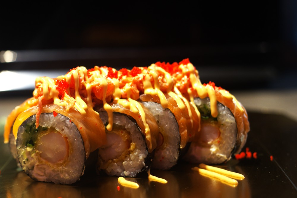 Новий Рол креветка темпура