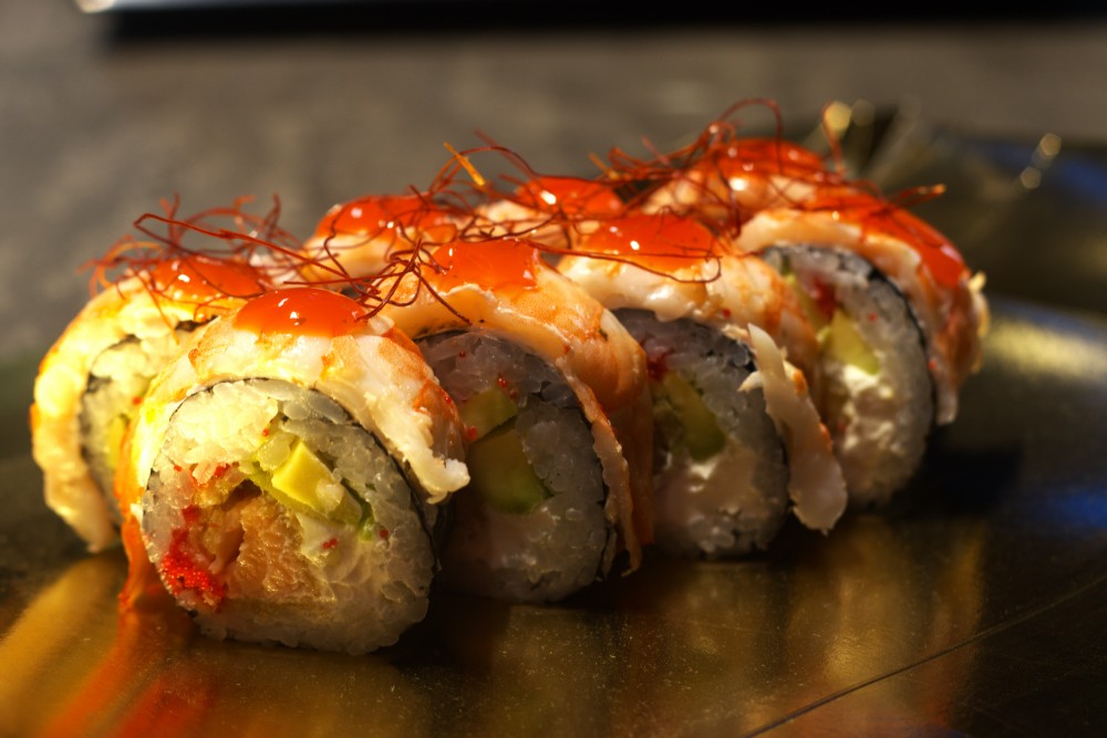 Новий Рол лосось темпура