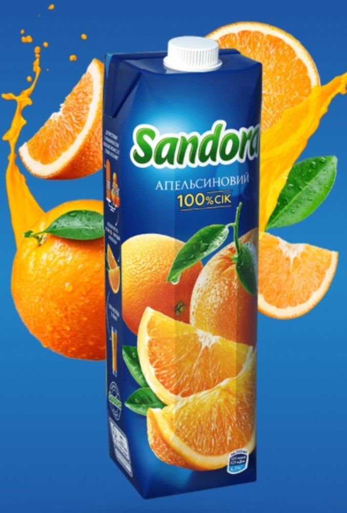 Сік Sandora в асортименті