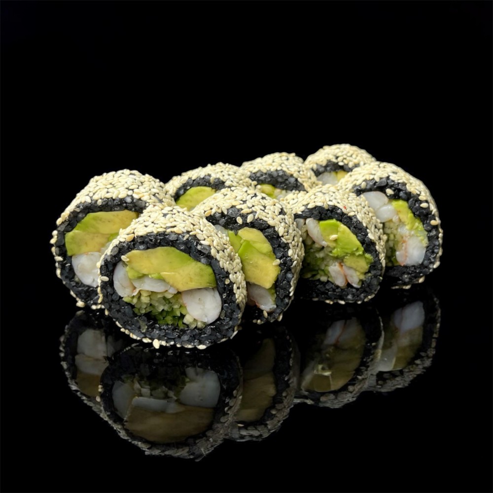 Каліфорнія Black з креветкою 