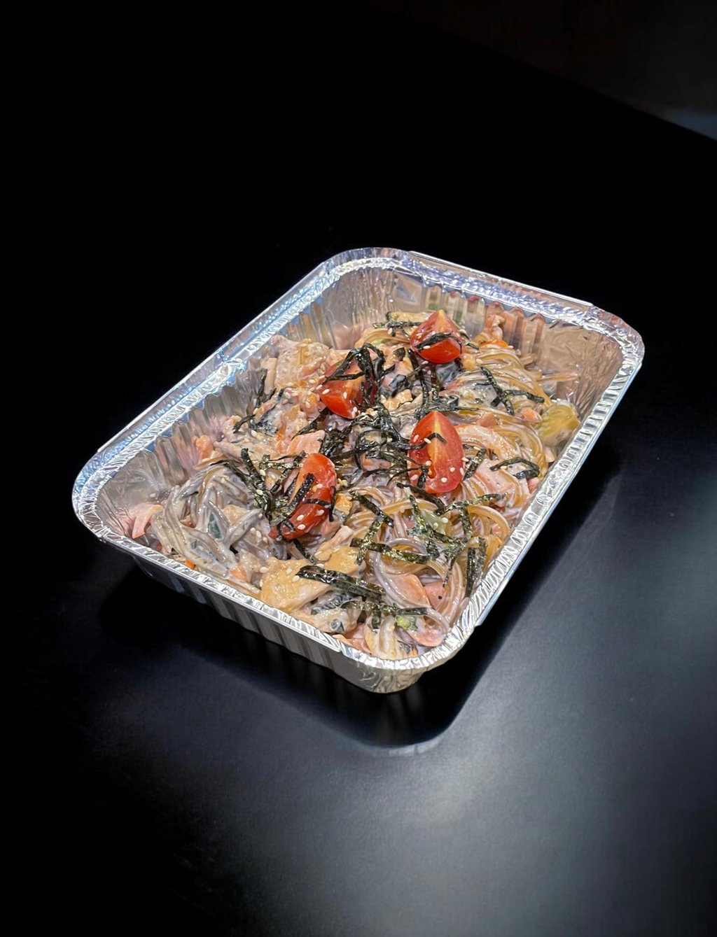 Паста з морепродуктами у вершковому соусі