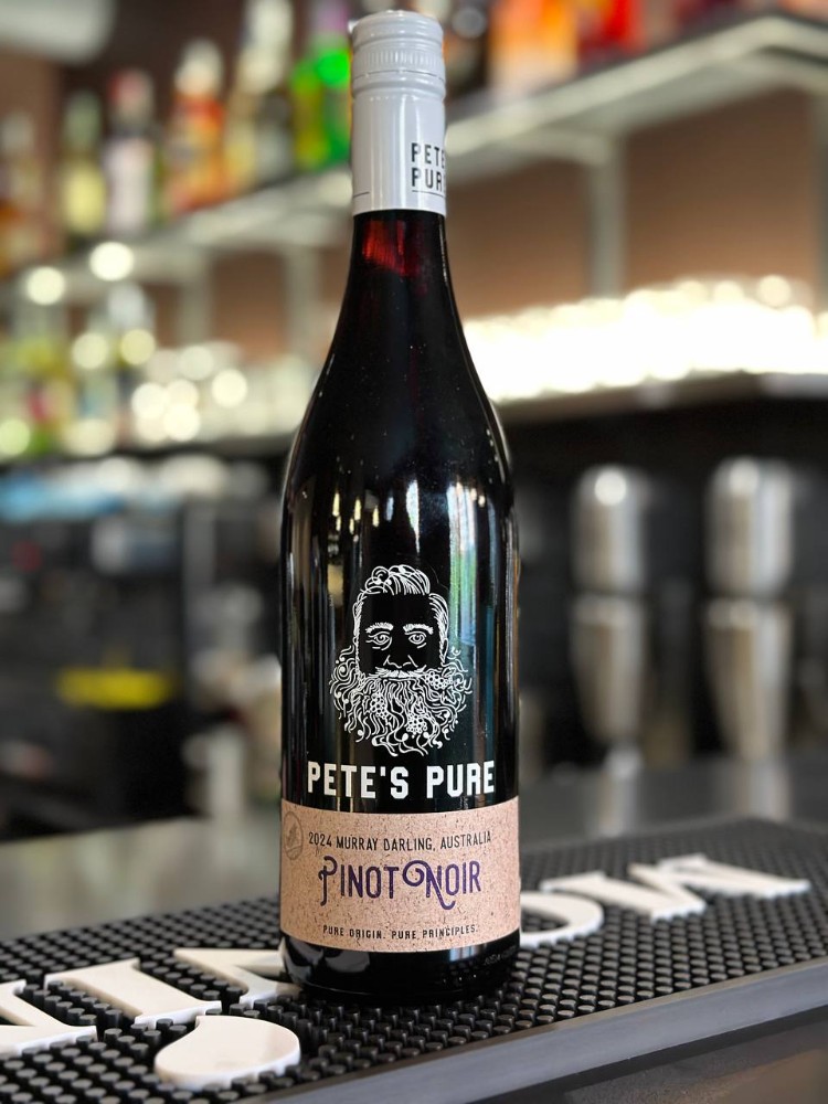 Вино виноградне натуральне сухе червоне Піно Нуар, Pete's Pure, Австралія