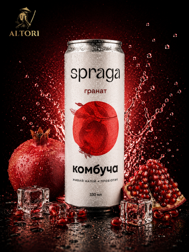 Напій Комбуча Гранат 0,33 л