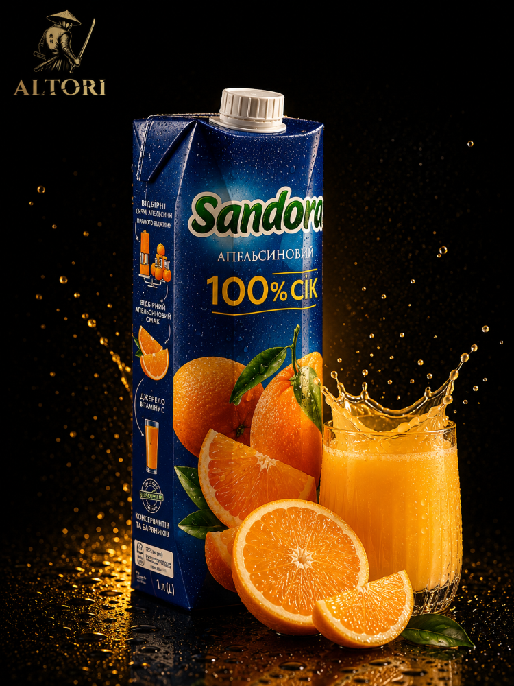 Sandora Сік Апельсин 1 л