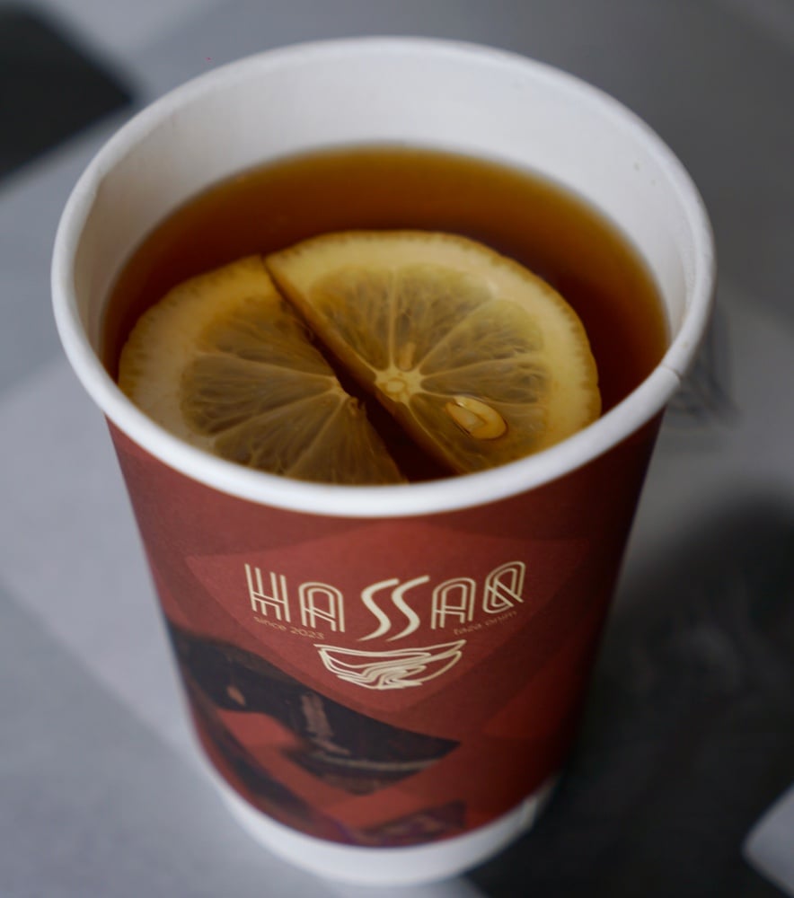 Черный чай с лимоном 400 мл