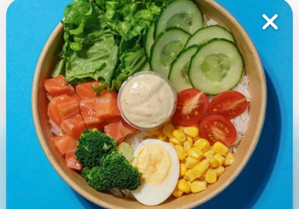 Боул с семгой