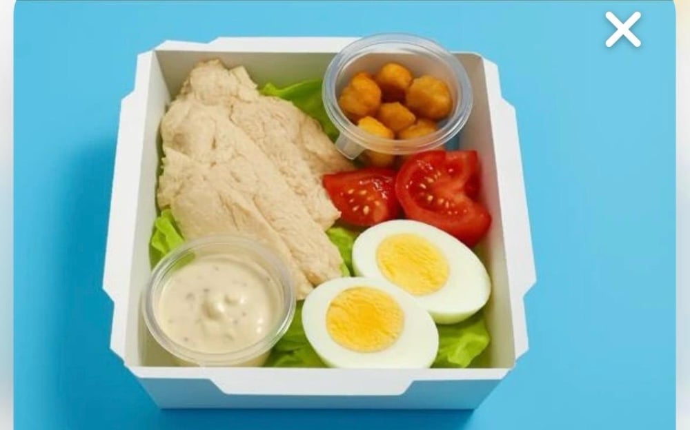 Салат цезарь