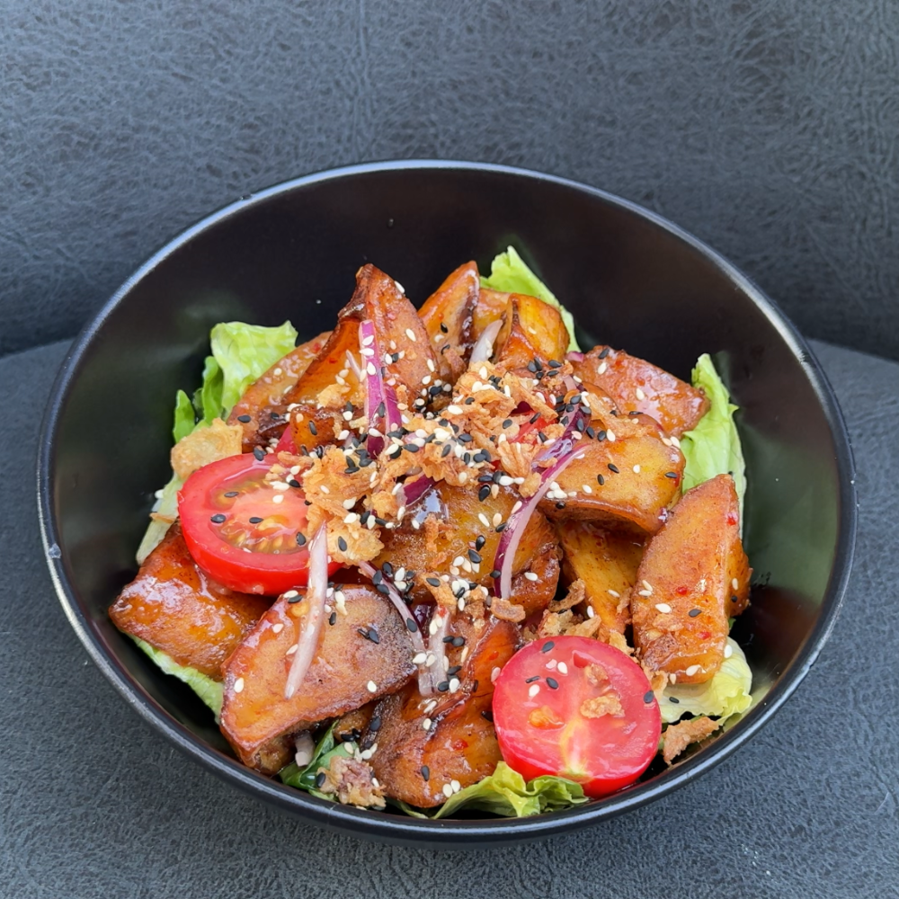 Chrispy Eggplant Salad (Салат из баклажанов Chrispy)