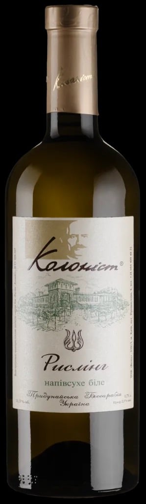 Вино Рислінг напівсухе сортове, Колоніст 0.125