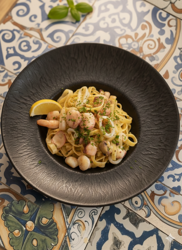 Паста з морепродуктами