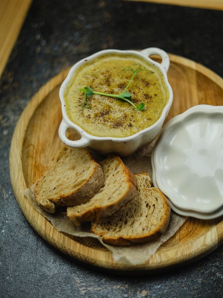 Суп пюре з запечених печериць