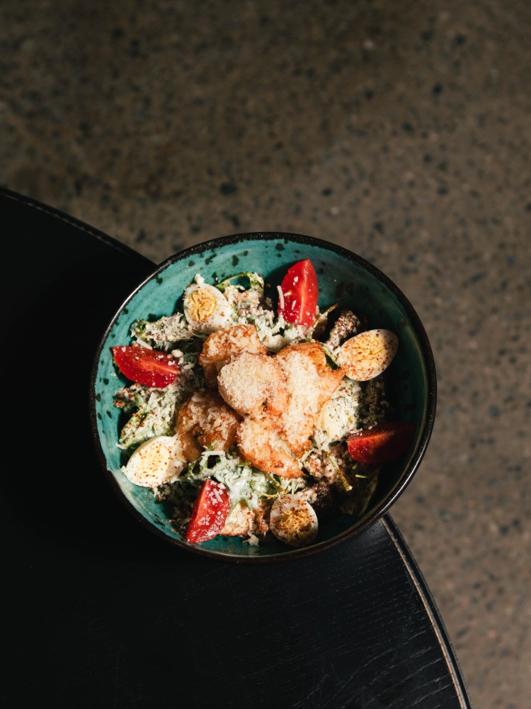 Салат Цезар з креветкою