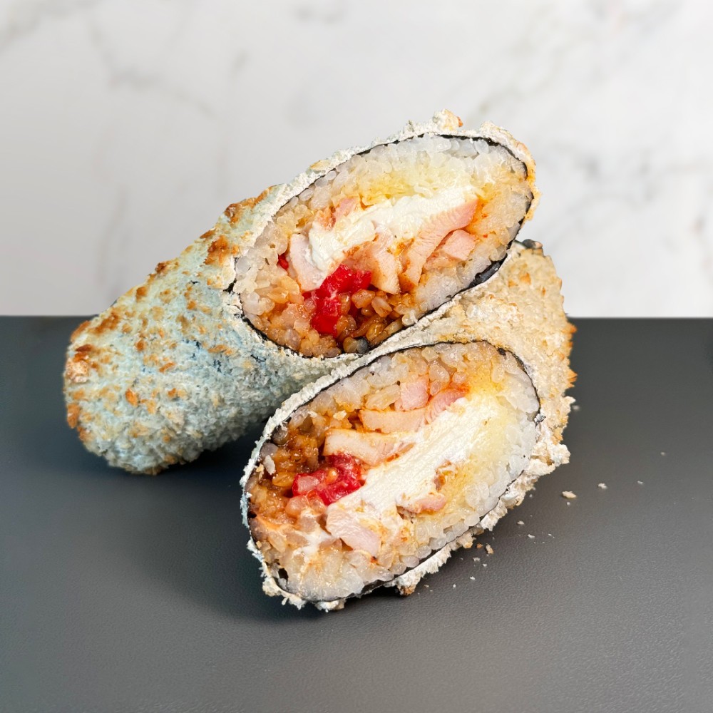 Міні суші шаурма з куркою та сиром