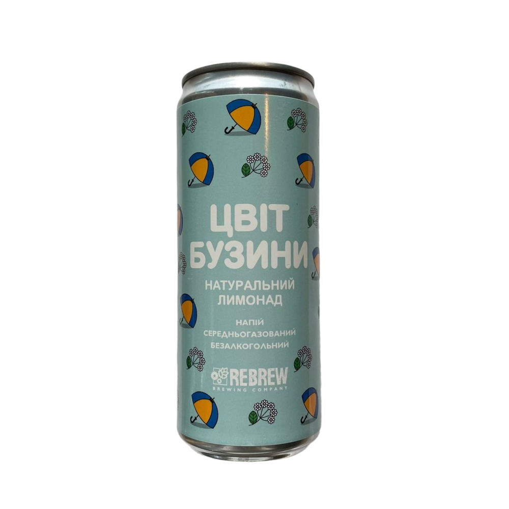 Натуральний лимонад зі цвітом бузини