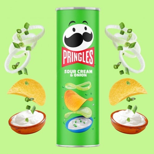 Чіпси Прінглс Sour Cream & Onion 165г